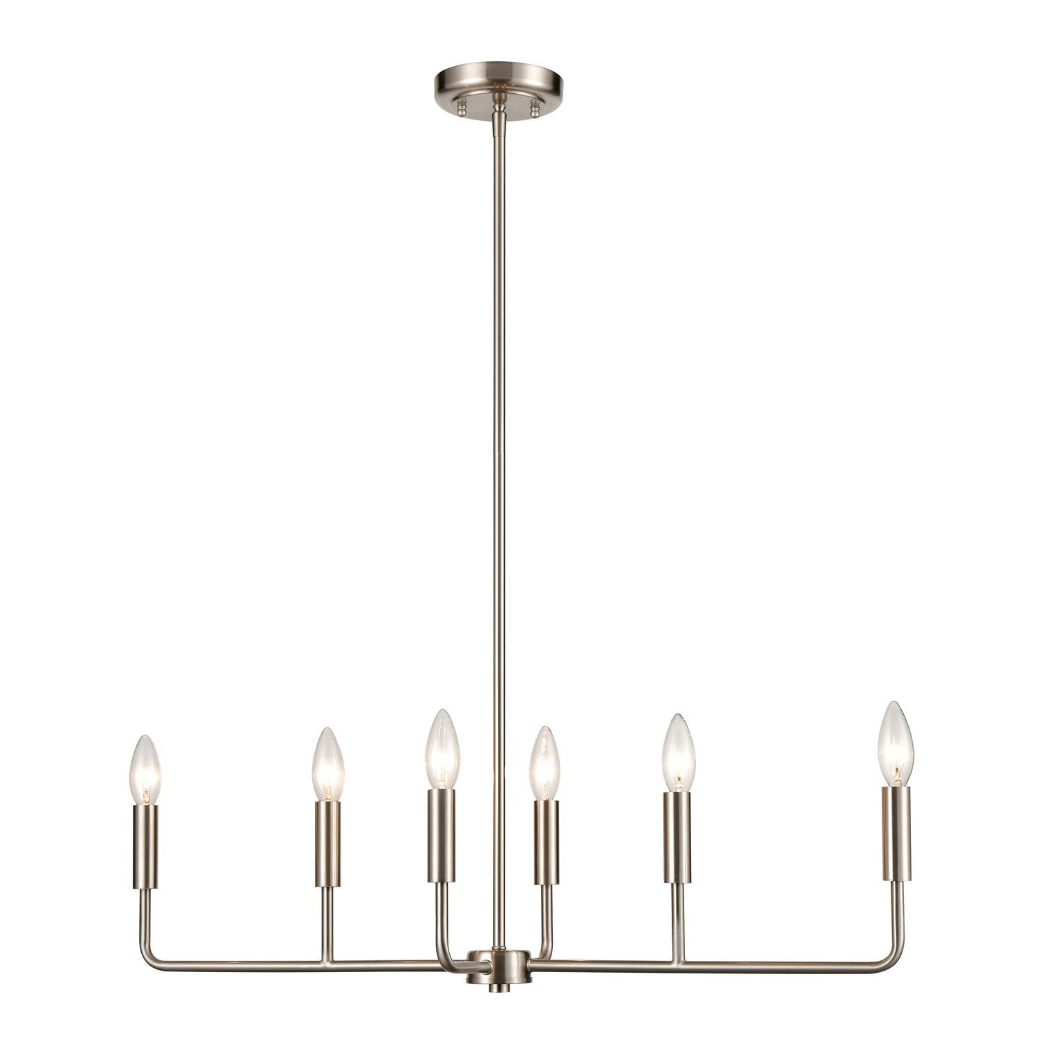 ELK Home - CN330622 - Six Light Chandelier - Park Slope - Brushed Nickel