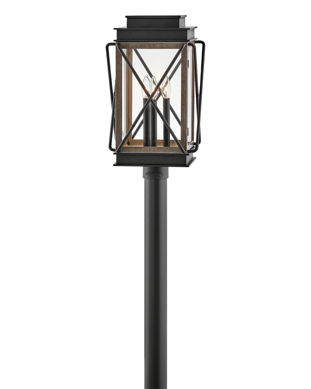 Hinkley - 11191BK - LED Post Top or Pier Mount - Montecito - Black