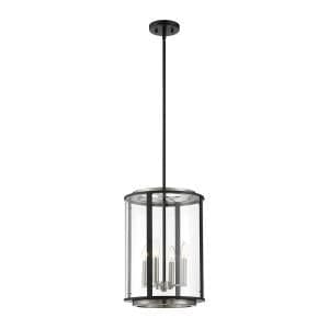 Eurofase - 38275-012 - Four Light Lantern - Tambouro - Matte Black With Satin Nickel