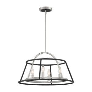 Eurofase - 39422-019 - Four Light Chandelier - Campana - Satin Nickel