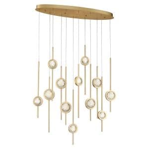 Eurofase - 39466-020 - LED Chandelier - Barletta - Brass Anodized Aluminum