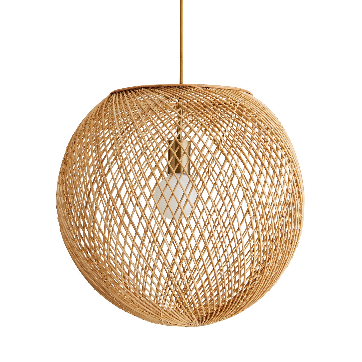 One Light Pendant from the Indiana collection in Natural finish