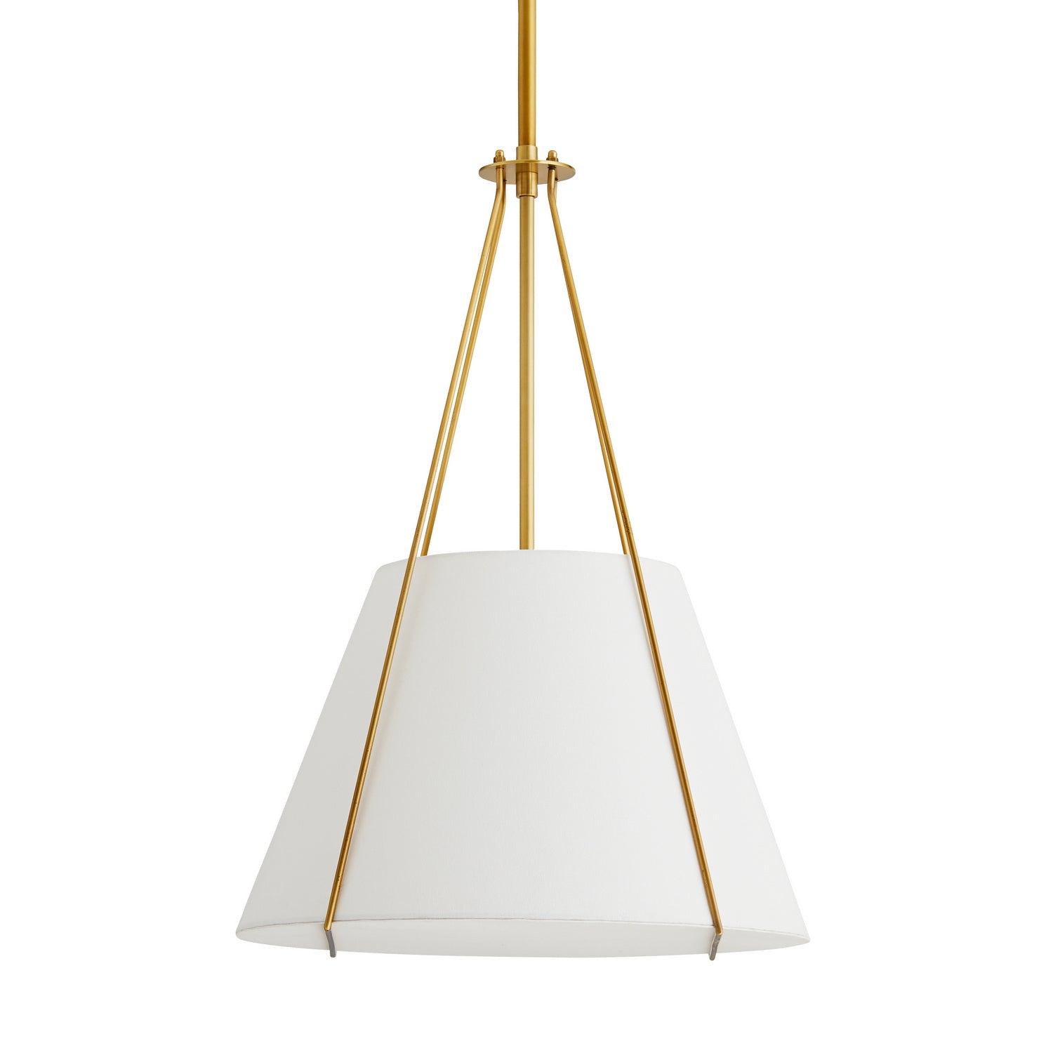 One Light Pendant from the Heloise collection in Antique Brass finish