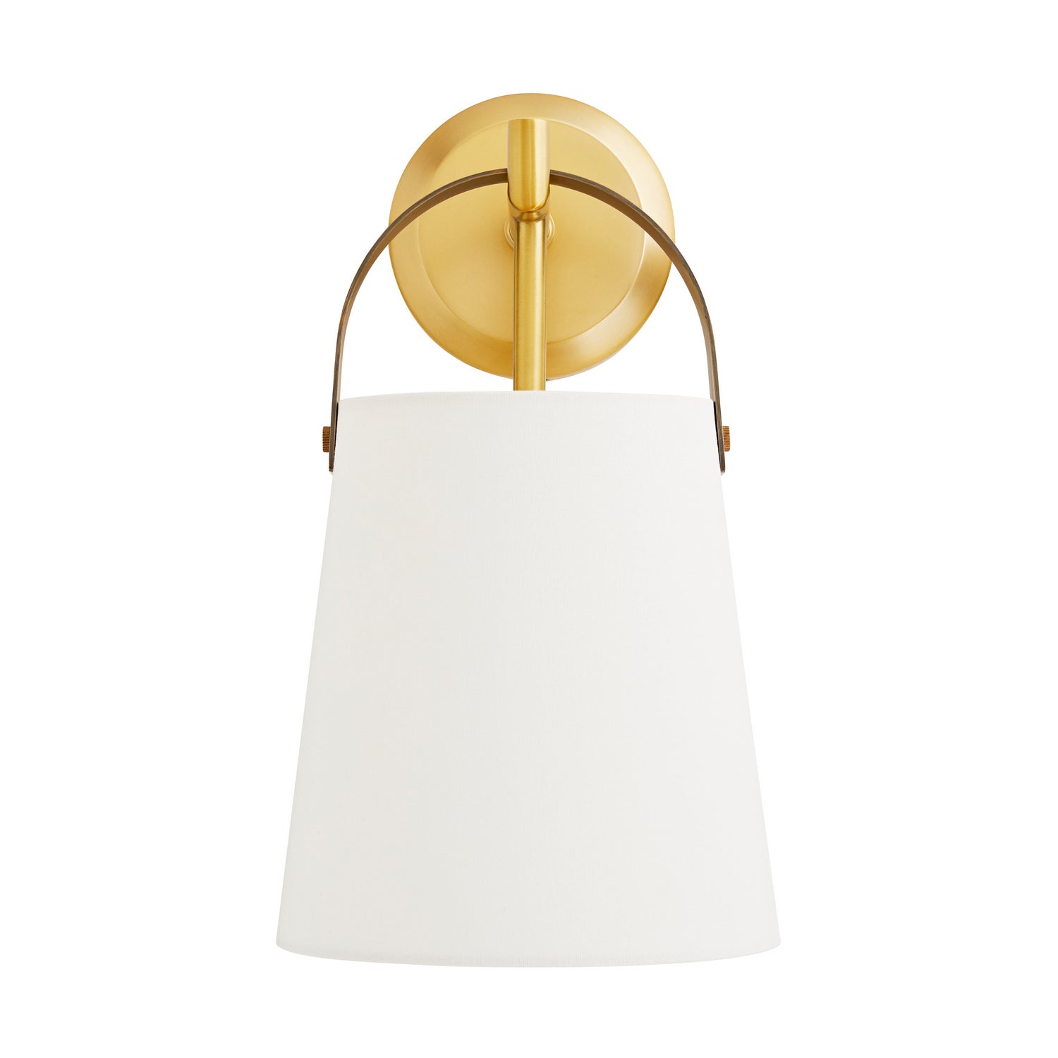 One Light Wall Sconce from the Ian collection in Antique Brass finish