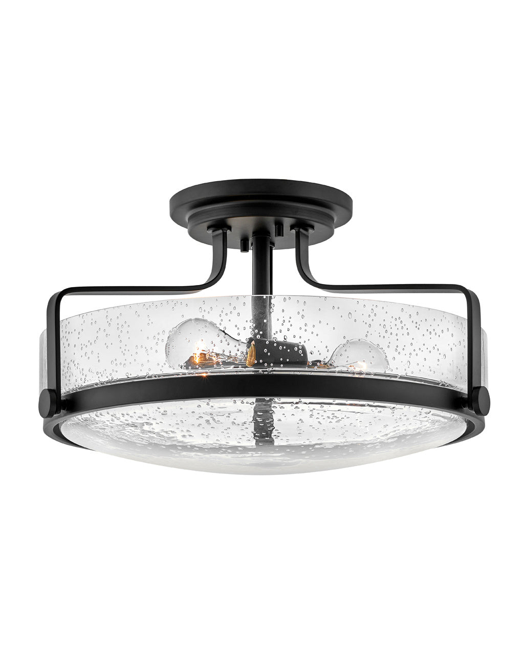 Hinkley - 3643BK-CS - LED Semi-Flush Mount - Harper - Black