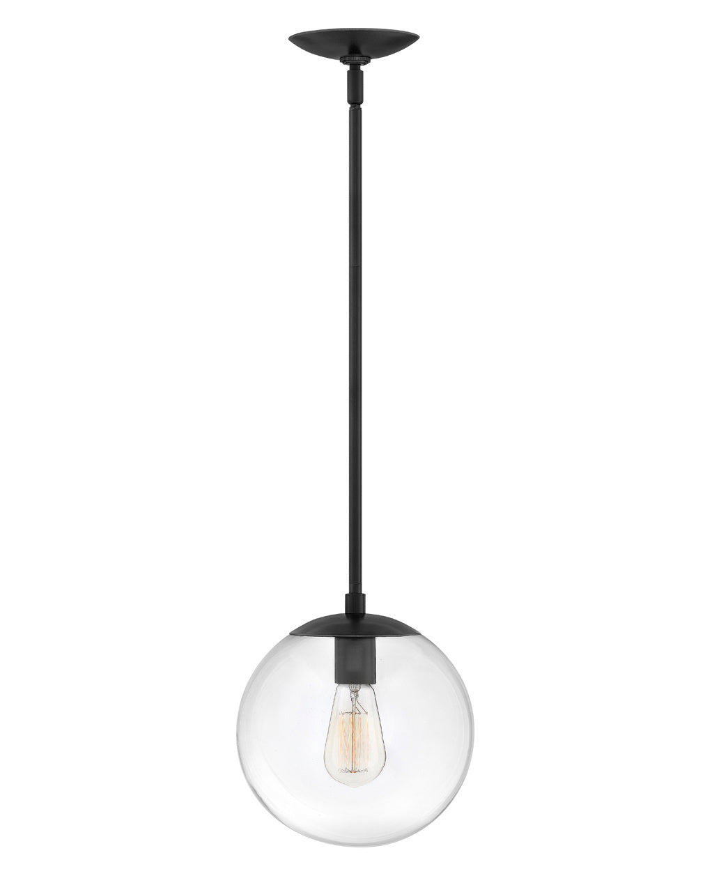 Hinkley - 3747BK - LED Pendant - Warby - Black