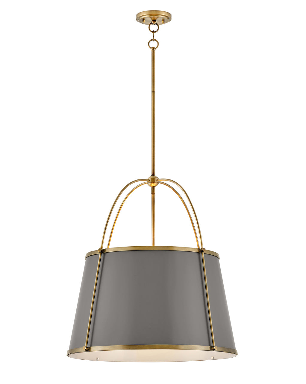 Hinkley - 4895LDB - LED Pendant - Clarke - Lacquered Dark Brass