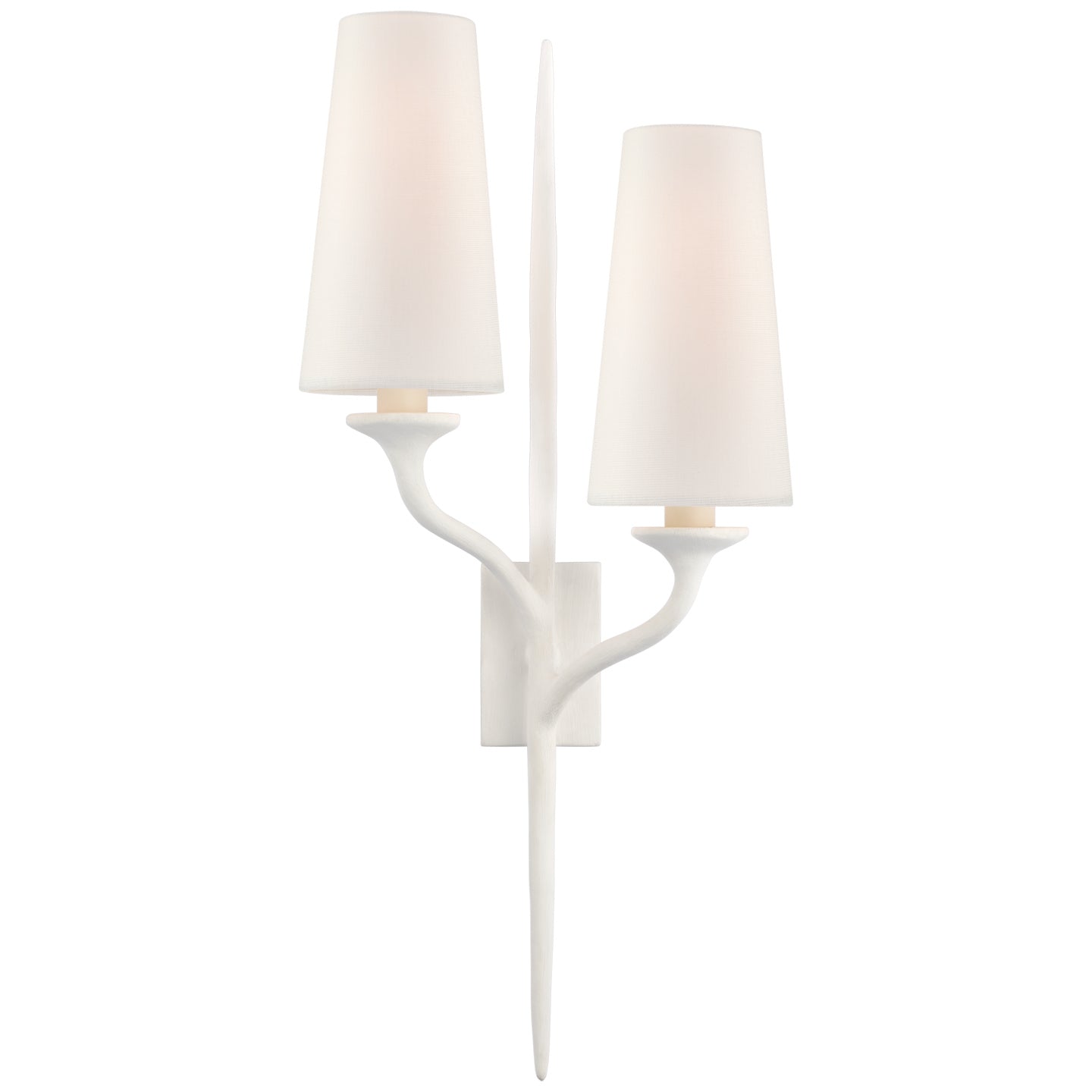 Visual Comfort Signature - JN 2076PW-L - Two Light Wall Sconce - Iberia - Plaster White