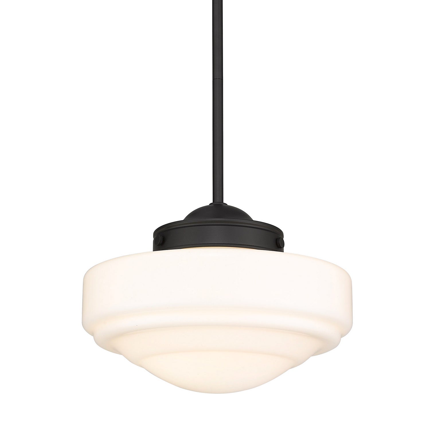 Golden - 0508-M BLK-VMG - One Light Pendant - Ingalls - Matte Black