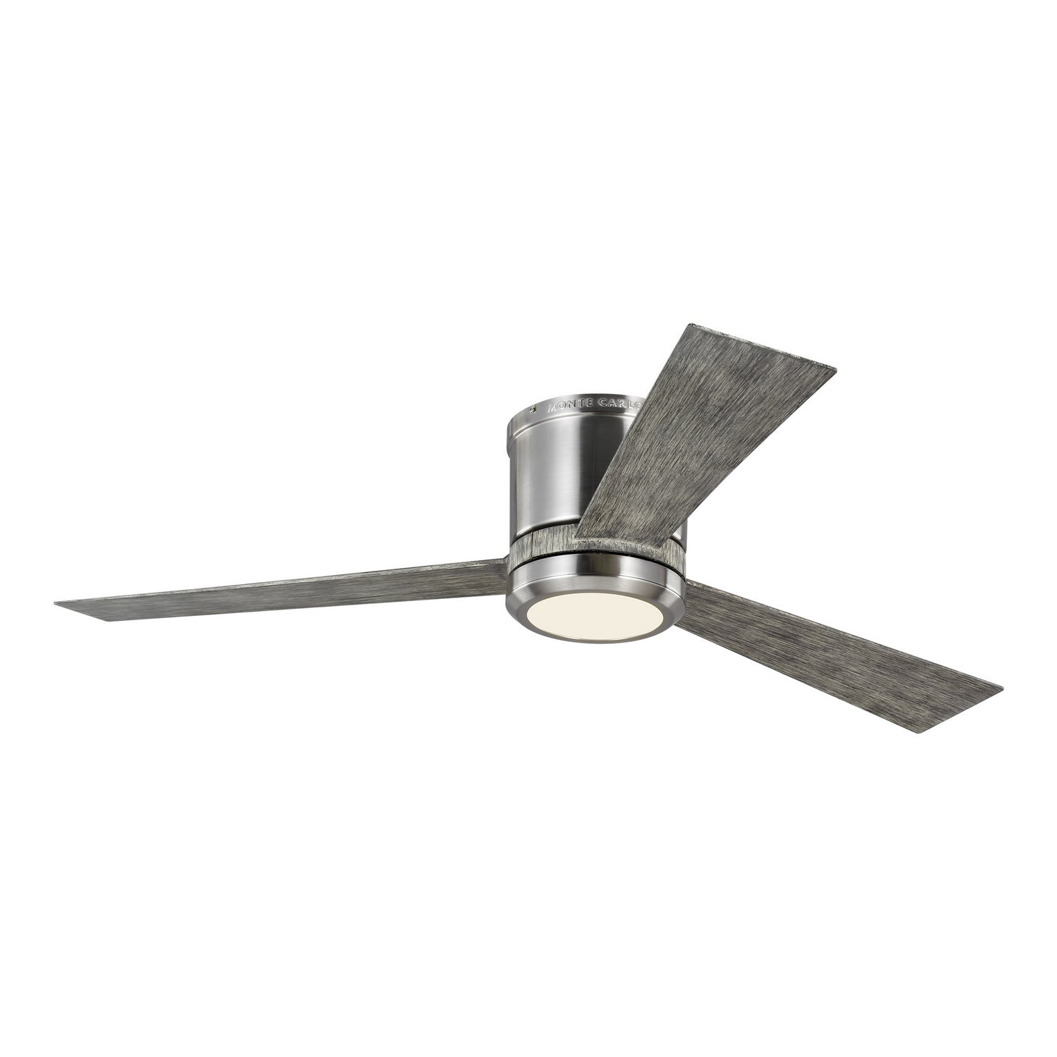 Generation Lighting. - 3CLYR52BSLGD-V1 - 52" Ceiling Fan - Clarity - Brushed Steel