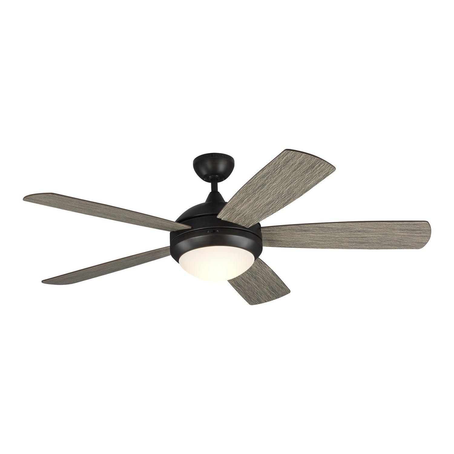 Generation Lighting. - 5DISM52AGPD - 52" Ceiling Fan - Discus - Aged Pewter