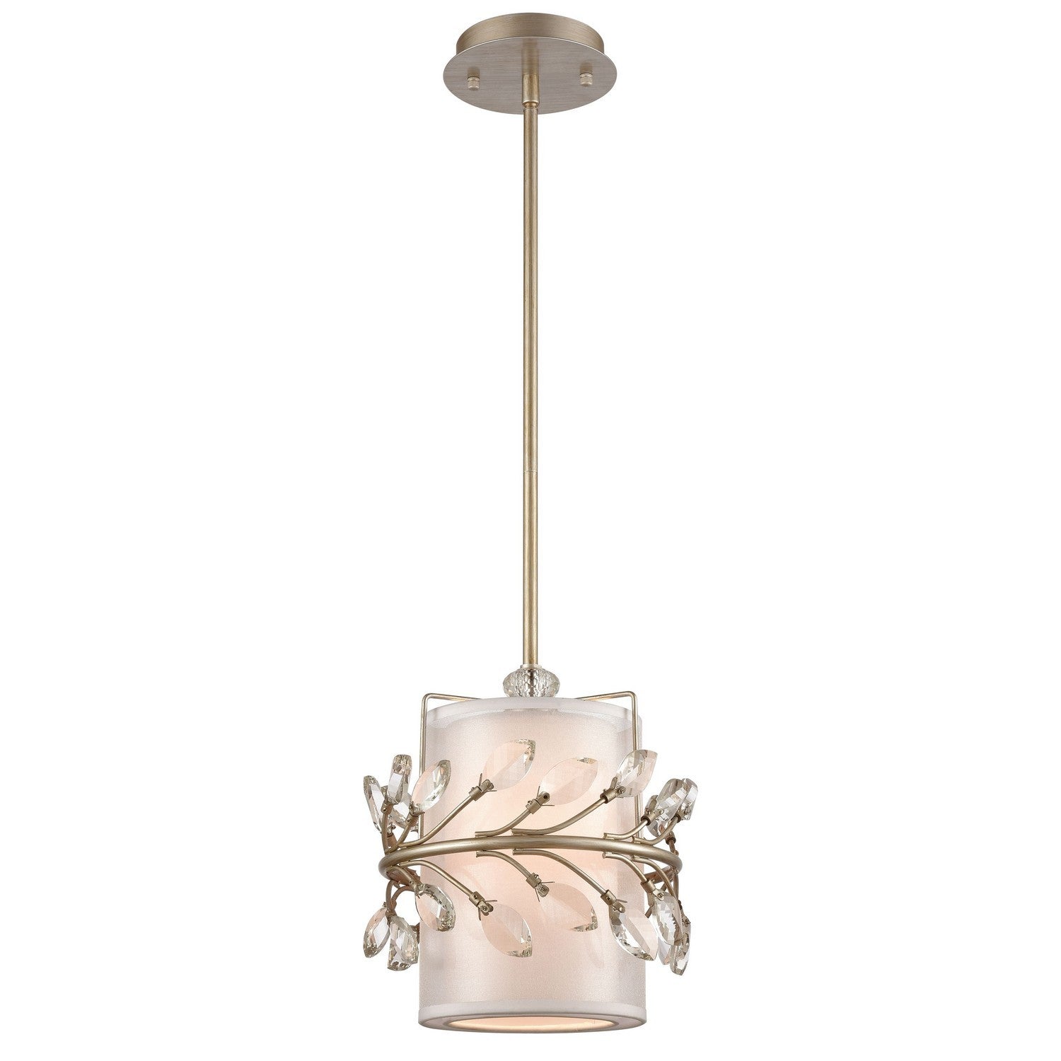 ELK Home - 16284/1 - One Light Mini Pendant - Asbury - Aged Silver