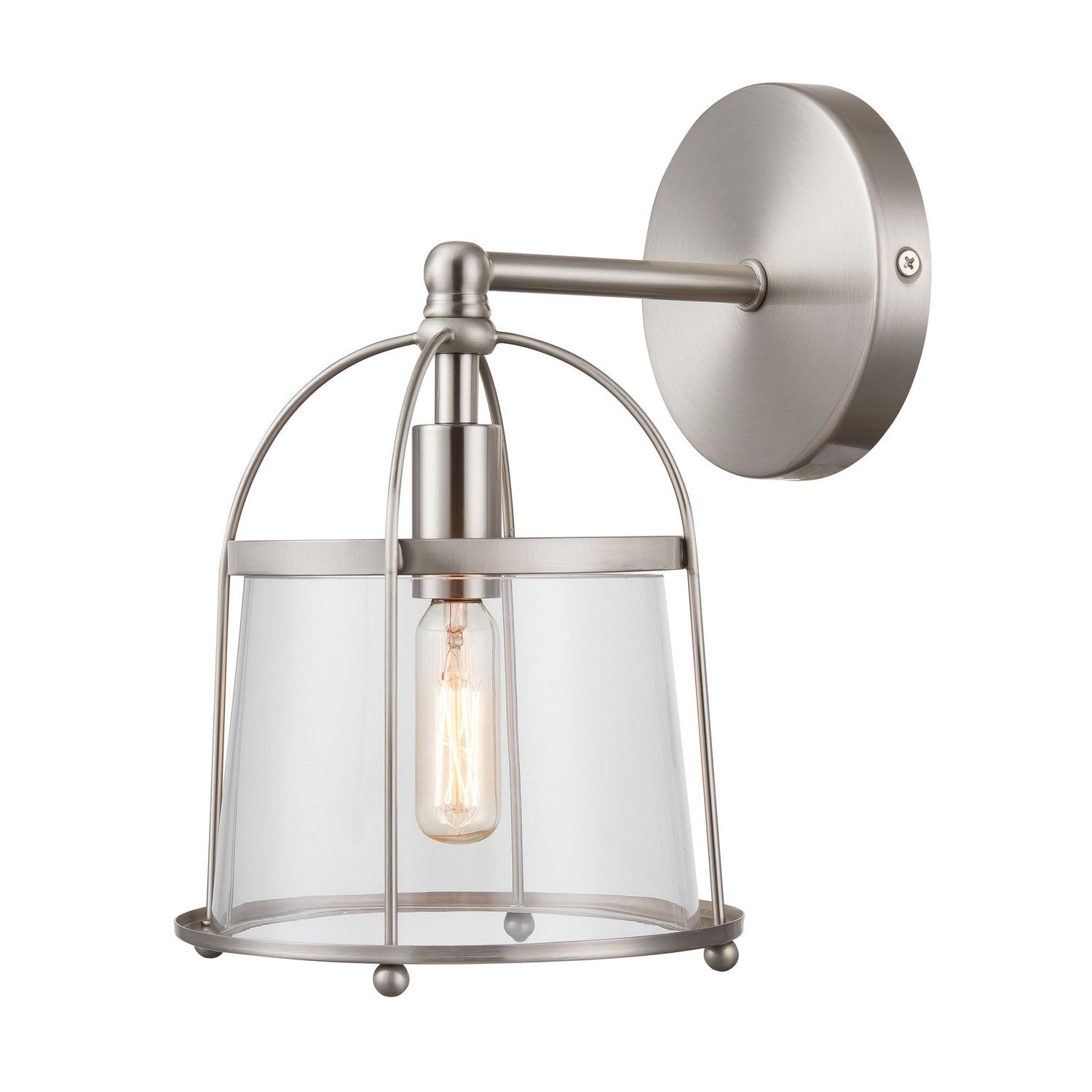 ELK Home - 18460/1 - One Light Wall Sconce - Merrick - Satin Nickel