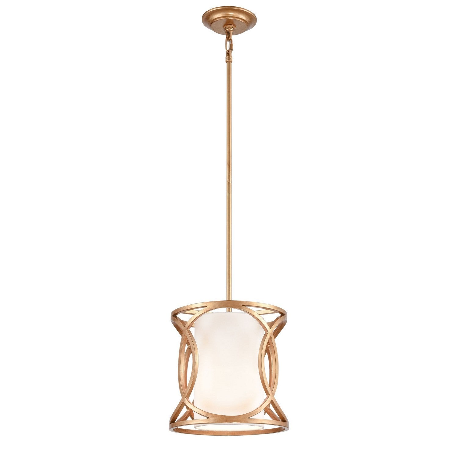 ELK Home - 33422/1 - One Light Mini Pendant - Ringlets - Matte Gold