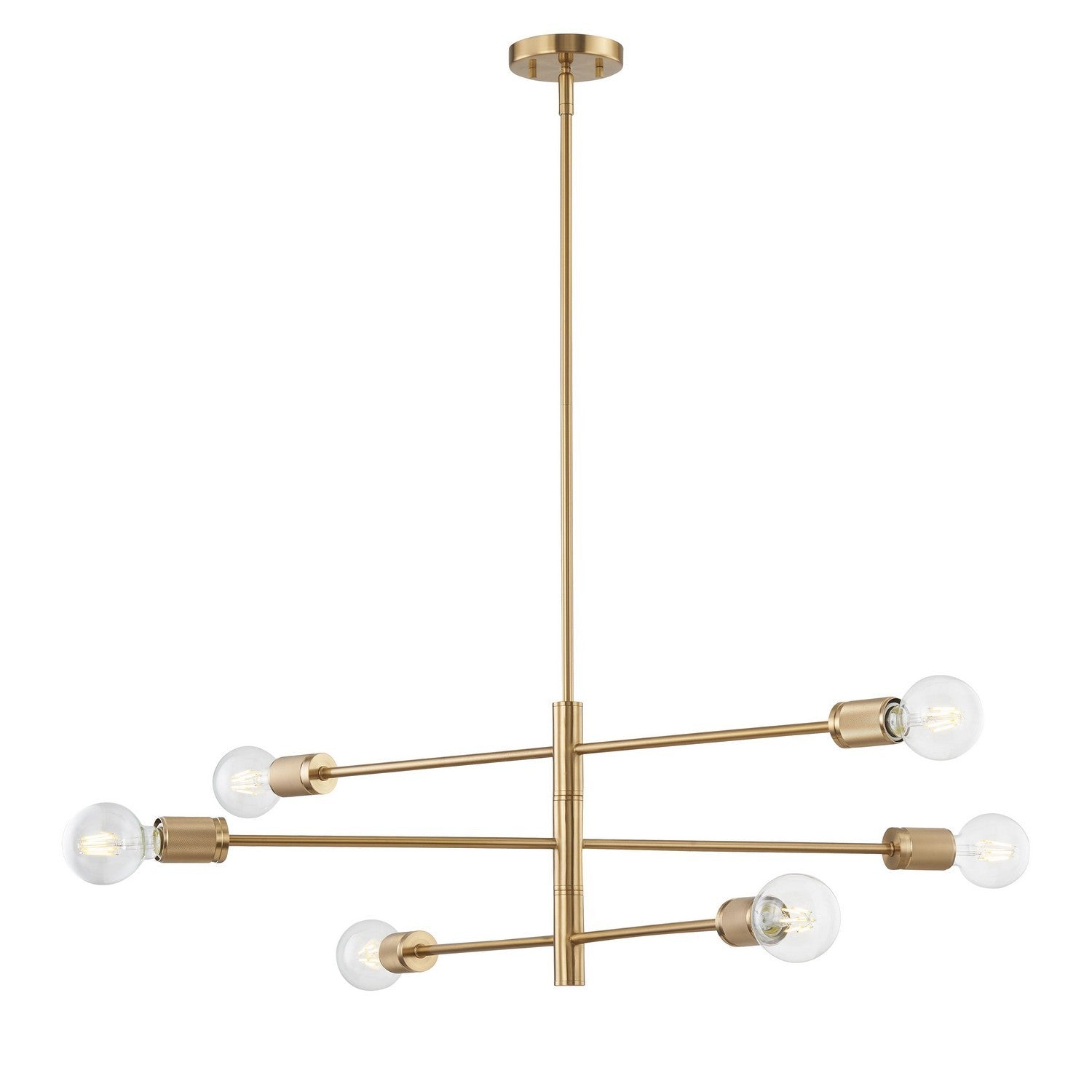 ELK Home - 47366/6 - Six Light Chandelier - Module - Burnished Brass