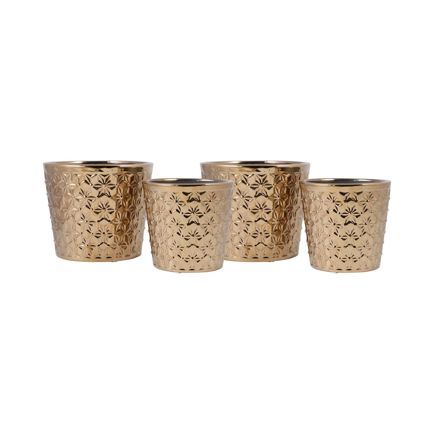 ELK Home - 549120/S2 - Planters (2 sets of 2 each) - Astria - Gold