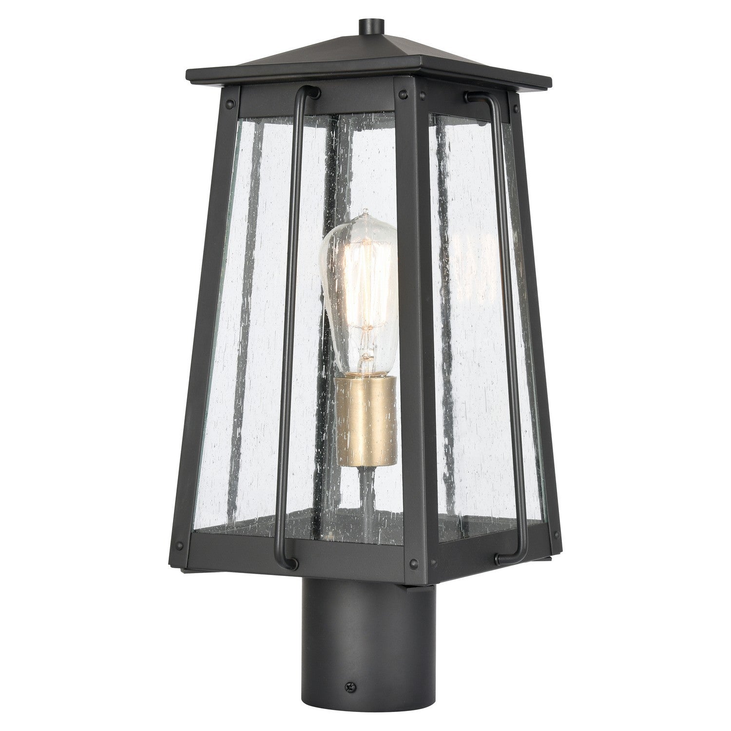 ELK Home - 83406/1 - Two Light Outdoor Post Mount - Kirkdale - Matte Black