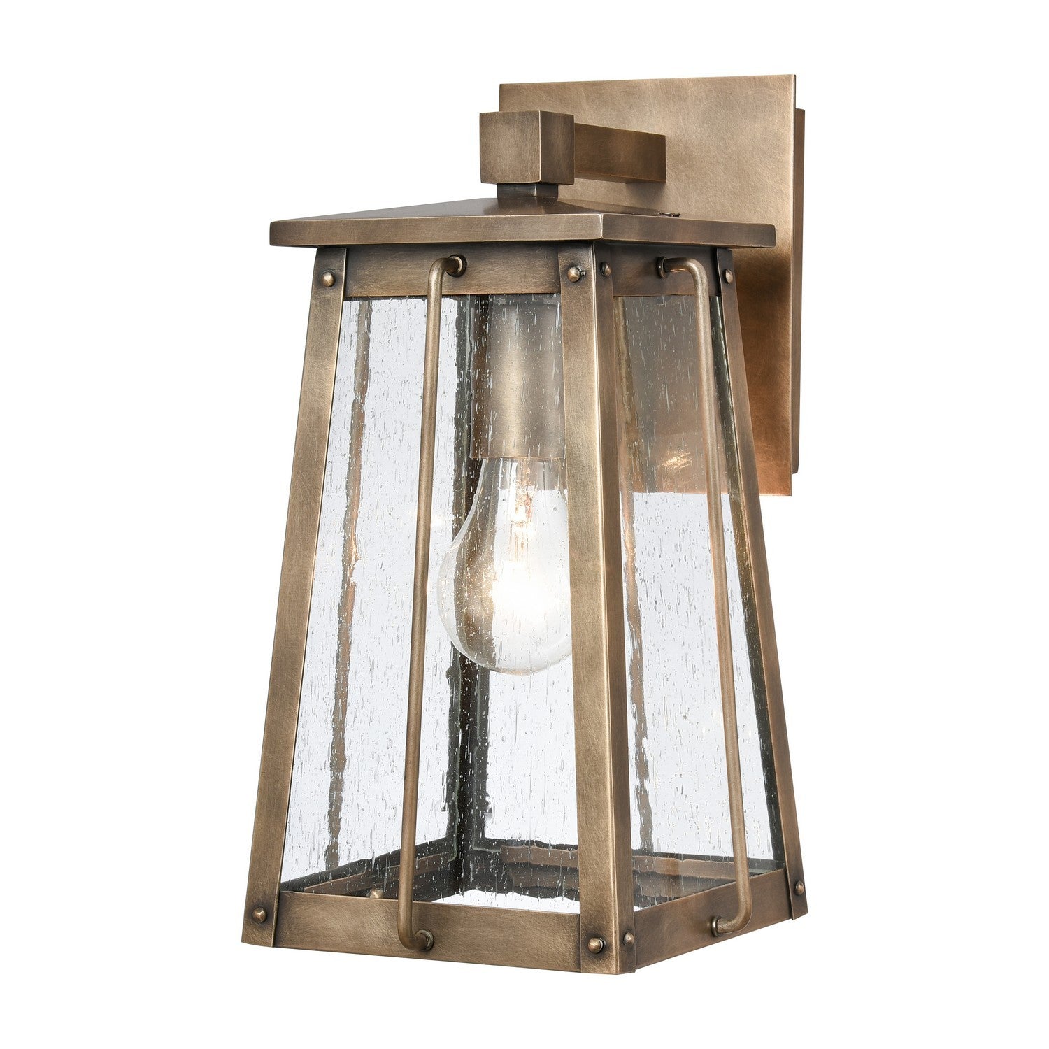 ELK Home - 83410/1 - One Light Outdoor Wall Sconce - Kirkdale - Vintage Brass