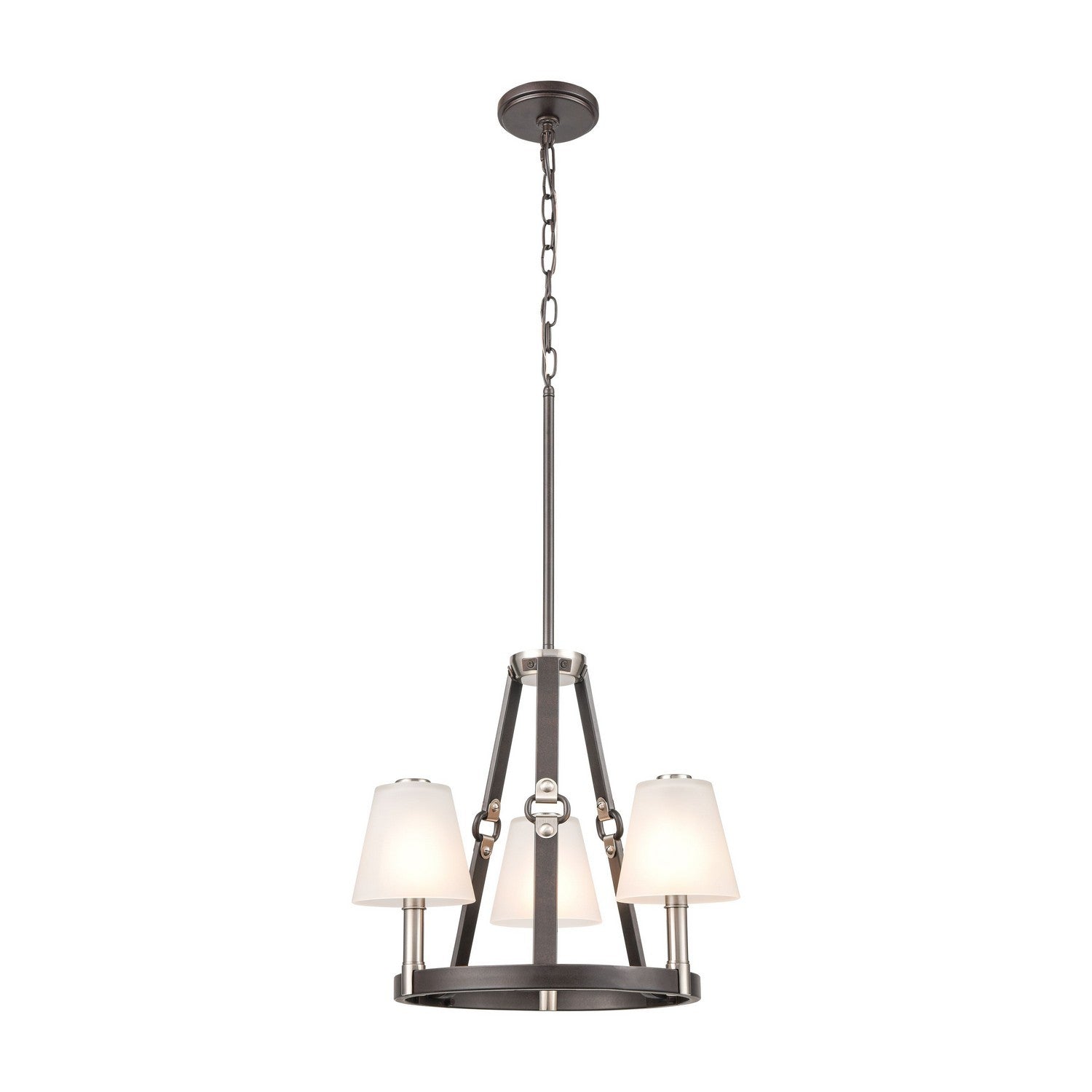 ELK Home - 83445/3 - Three Light Chandelier - Armstrong Grove - Espresso