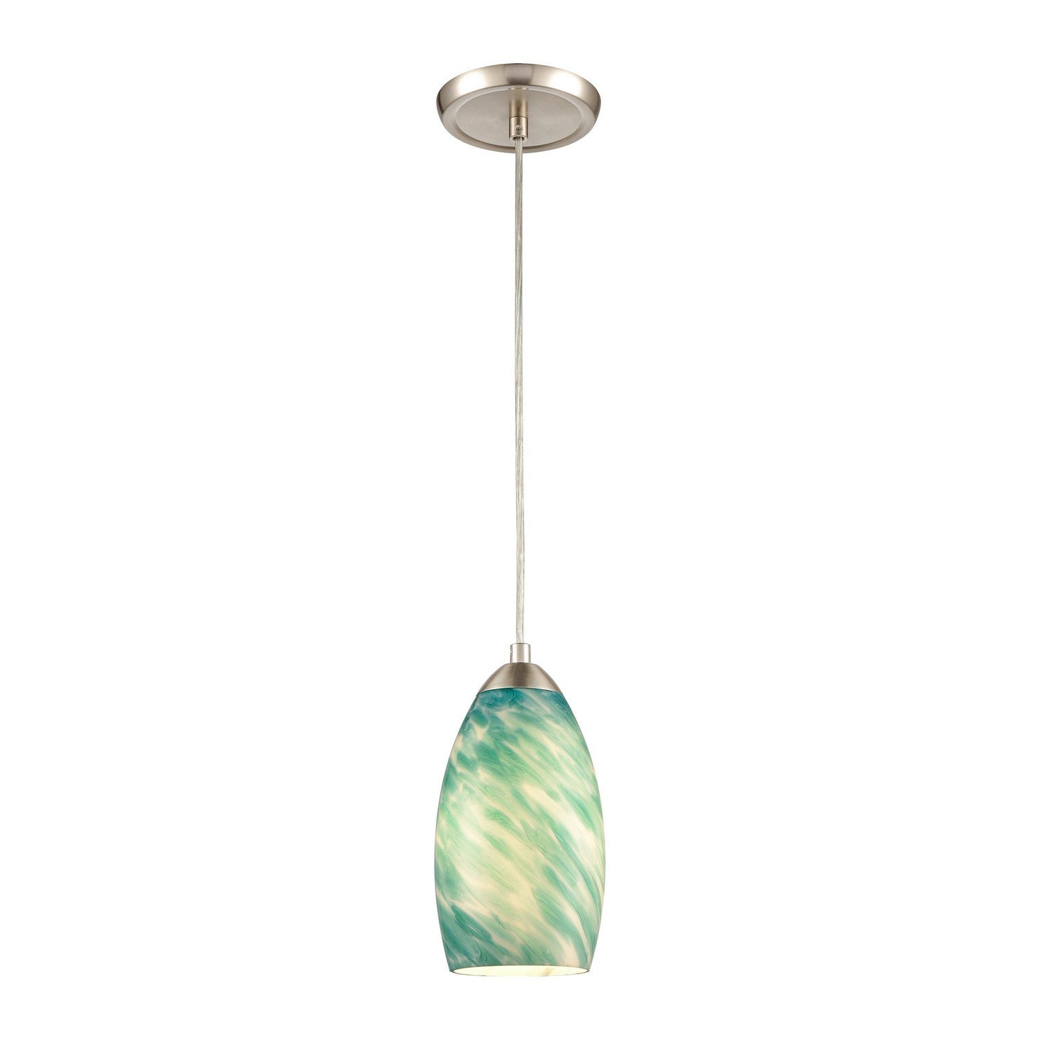 ELK Home - 85281/1 - One Light Mini Pendant - Evening Sky - Satin Nickel