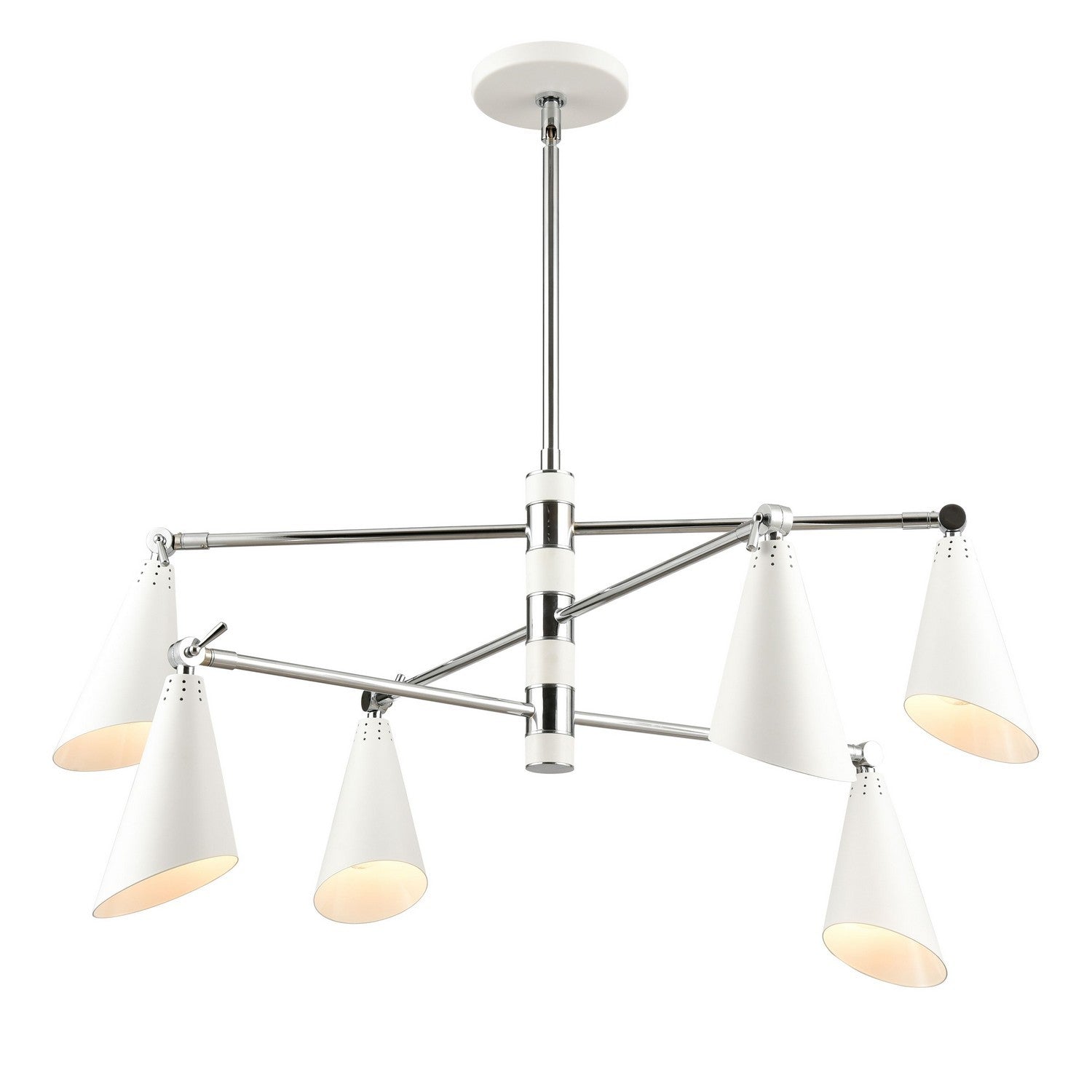 ELK Home - 89207/6 - Six Light Chandelier - Luca - Polished Chrome