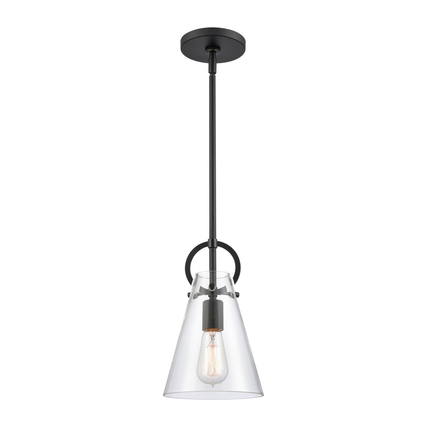 ELK Home - 89345/1 - One Light Mini Pendant - Gabby - Matte Black