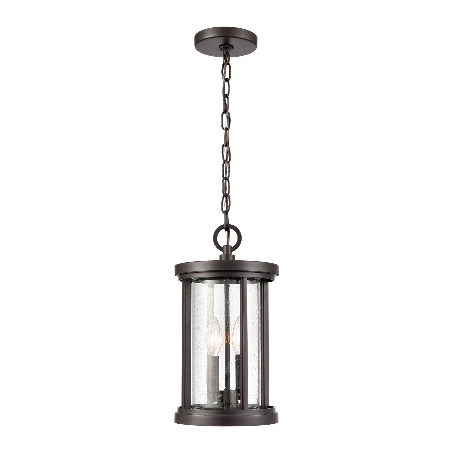 ELK Home - 89385/2 - Two Light Outdoor Pendant - Brison - Oil Rubbed Bronze