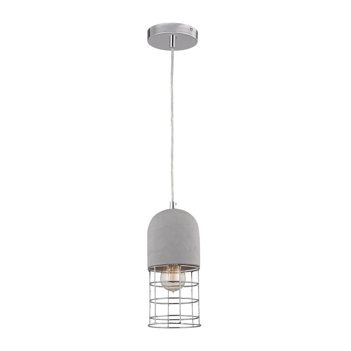 ELK Home - D3183 - One Light Mini Pendant - Wardenclyffe - Polished Concrete