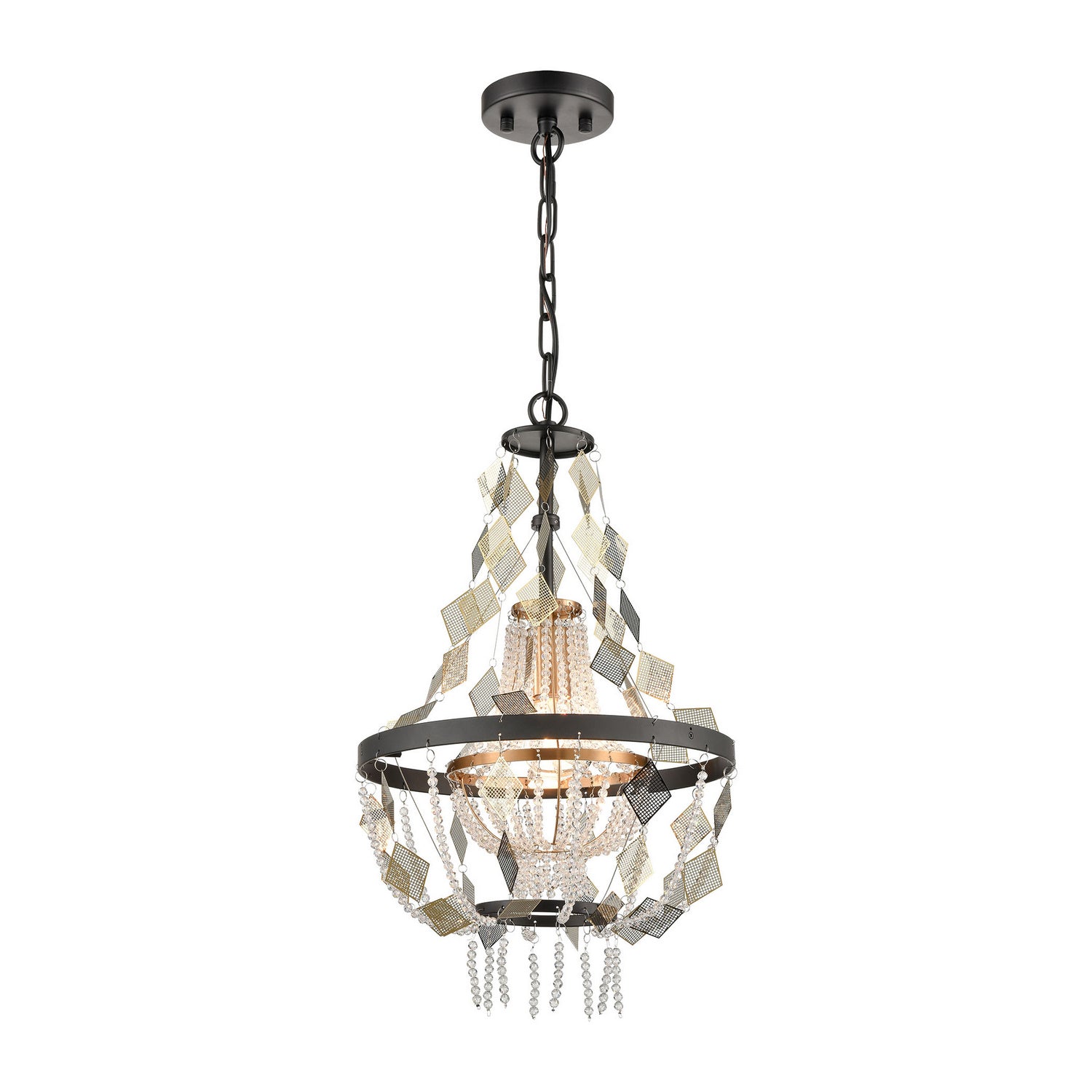 ELK Home - D4715 - One Light Chandelier - Selene - Matte Black