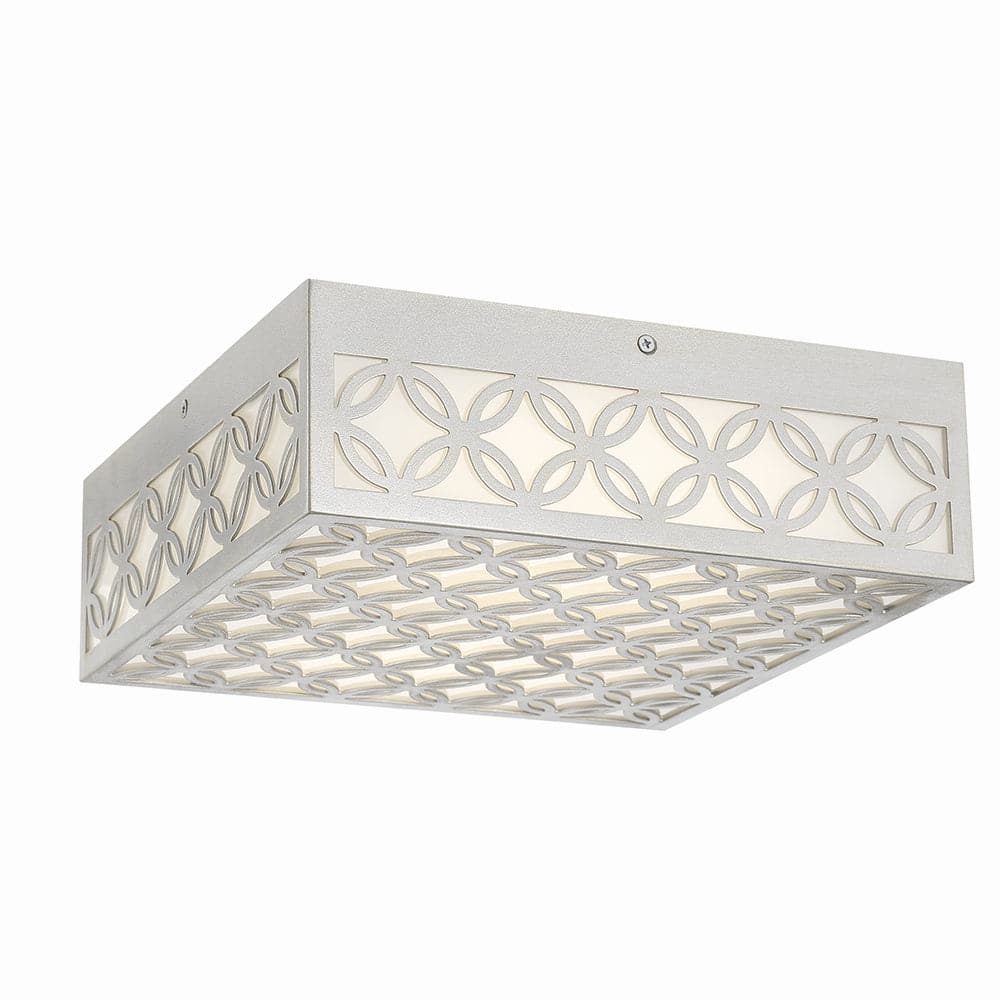 Eurofase - 42696-026 - LED Outdoor Flushmount - Clover - Aged silver