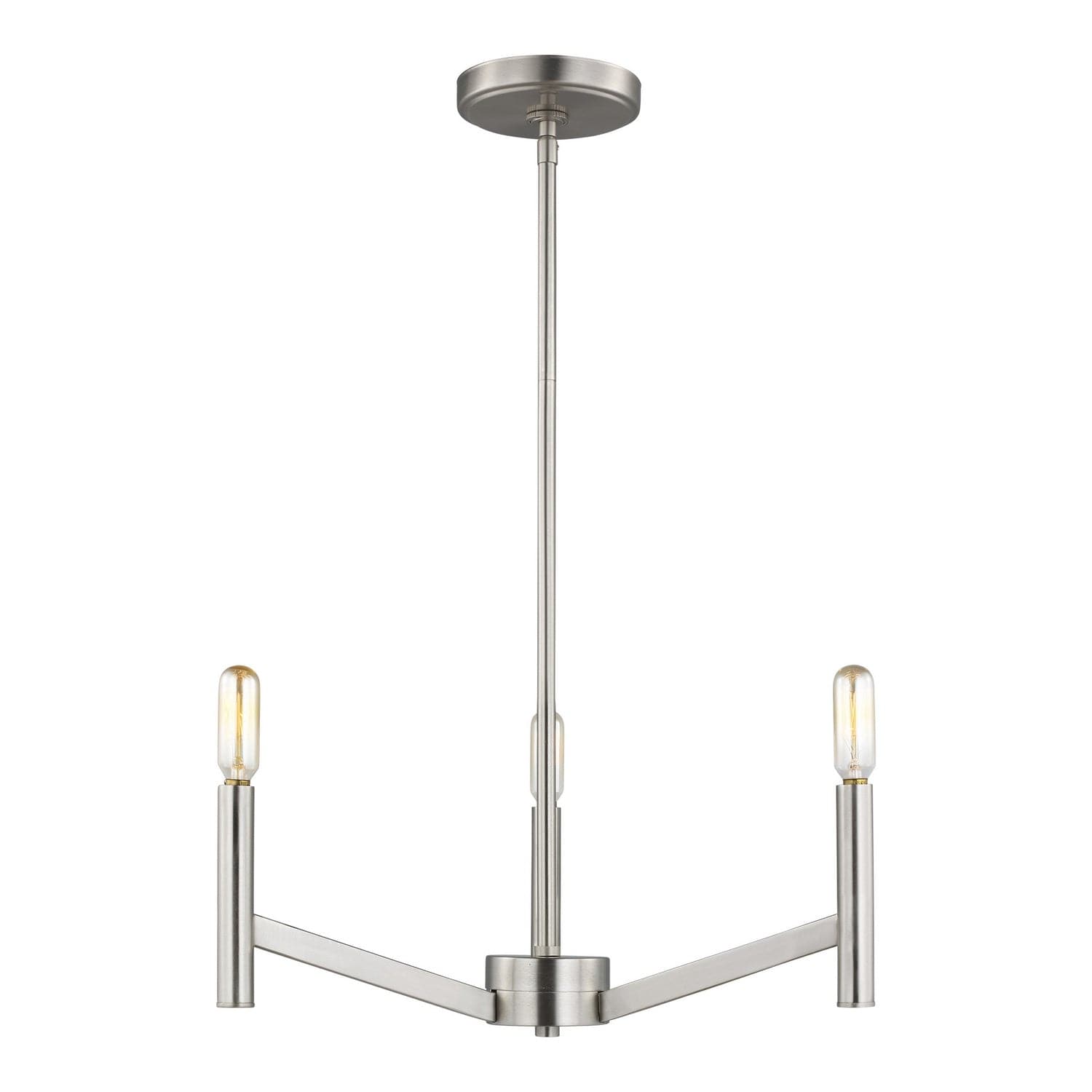 Visual Comfort Studio - 3124303EN-962 - Three Light Chandelier - Vector - Brushed Nickel