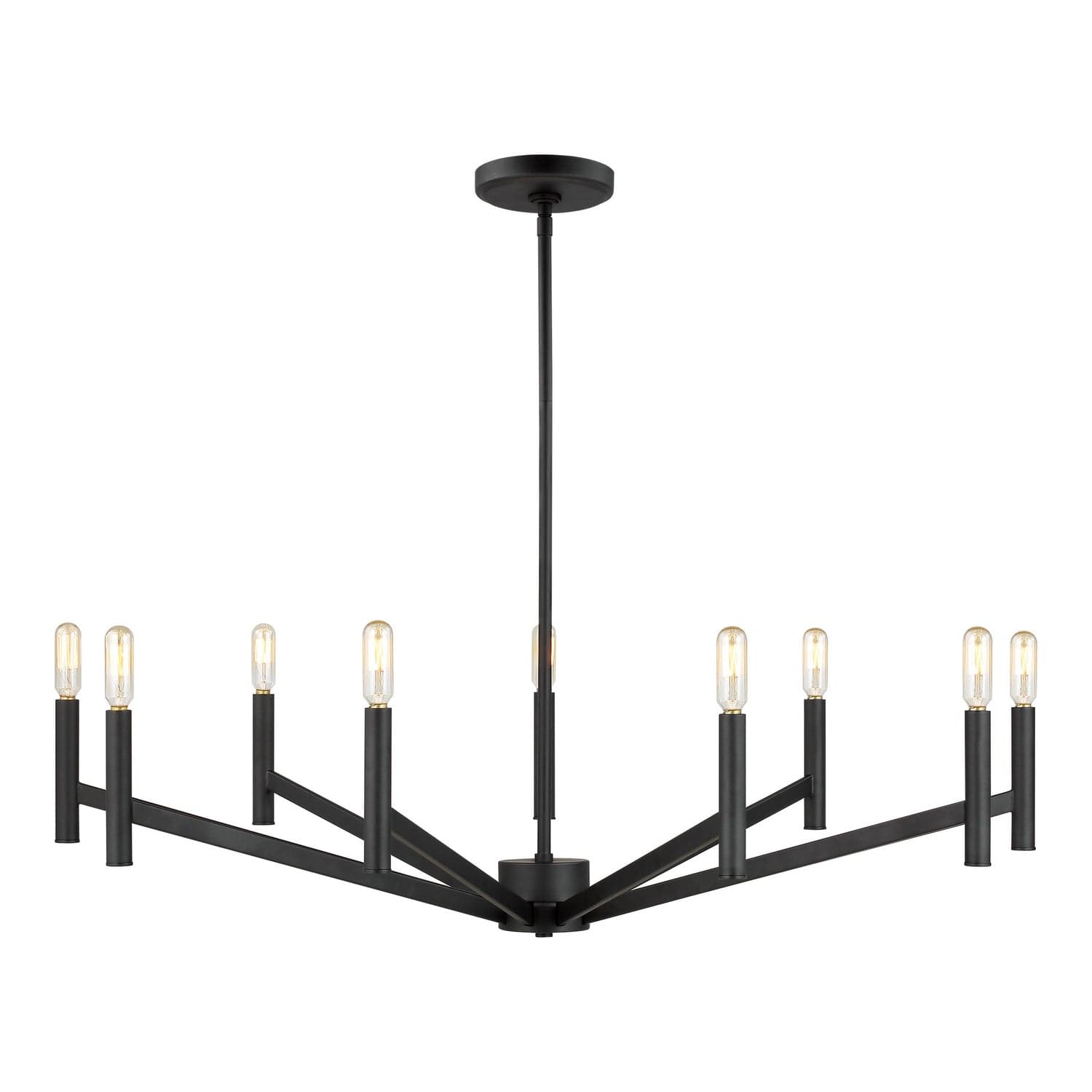 Visual Comfort Studio - 3124309EN-112 - Nine Light Chandelier - Vector - Midnight Black