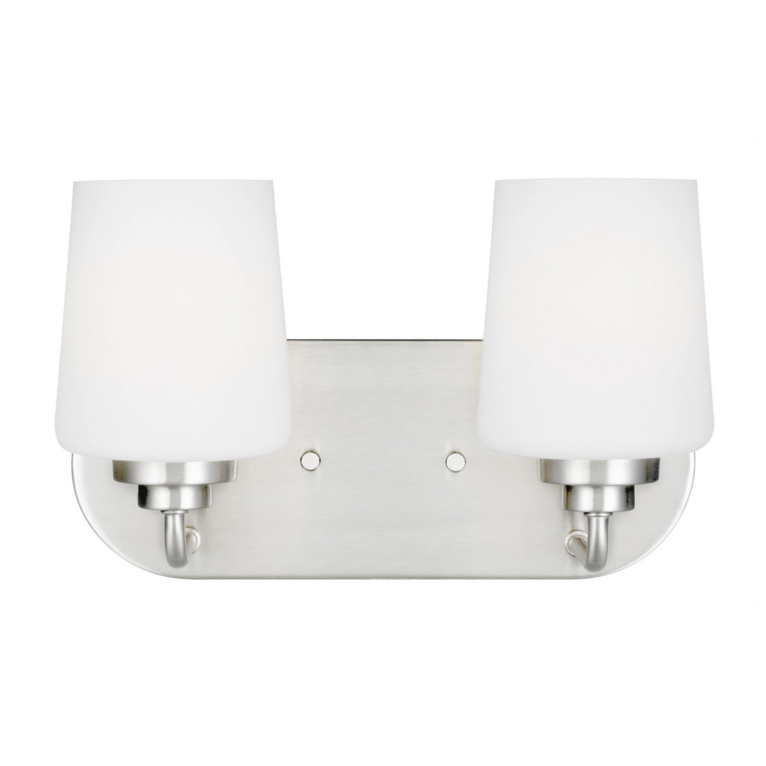 Generation Lighting. - 4402802-962 - Two Light Wall / Bath - Windom - Brushed Nickel