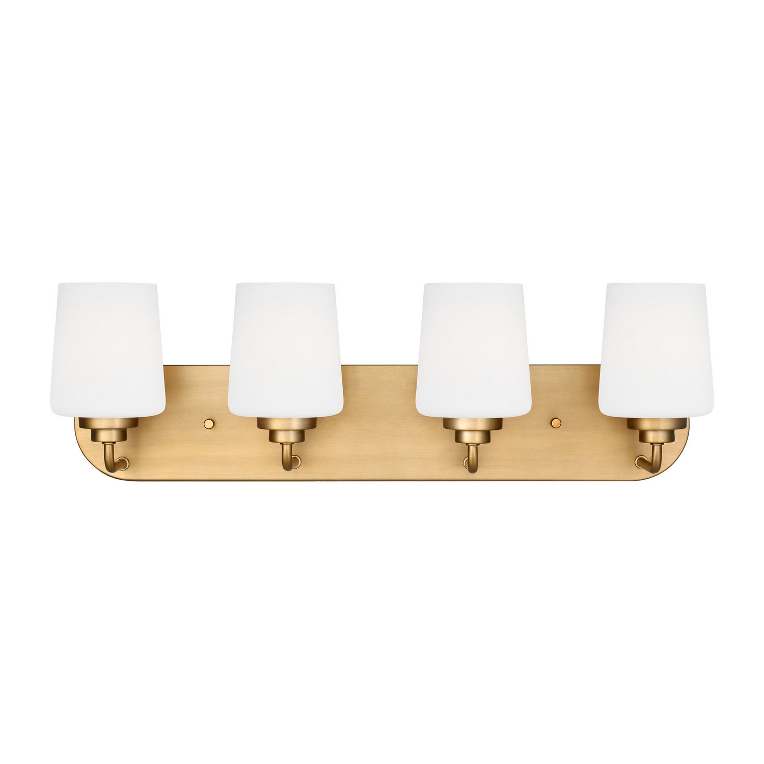 Generation Lighting. - 4402804-848 - Four Light Wall / Bath - Windom - Satin Brass