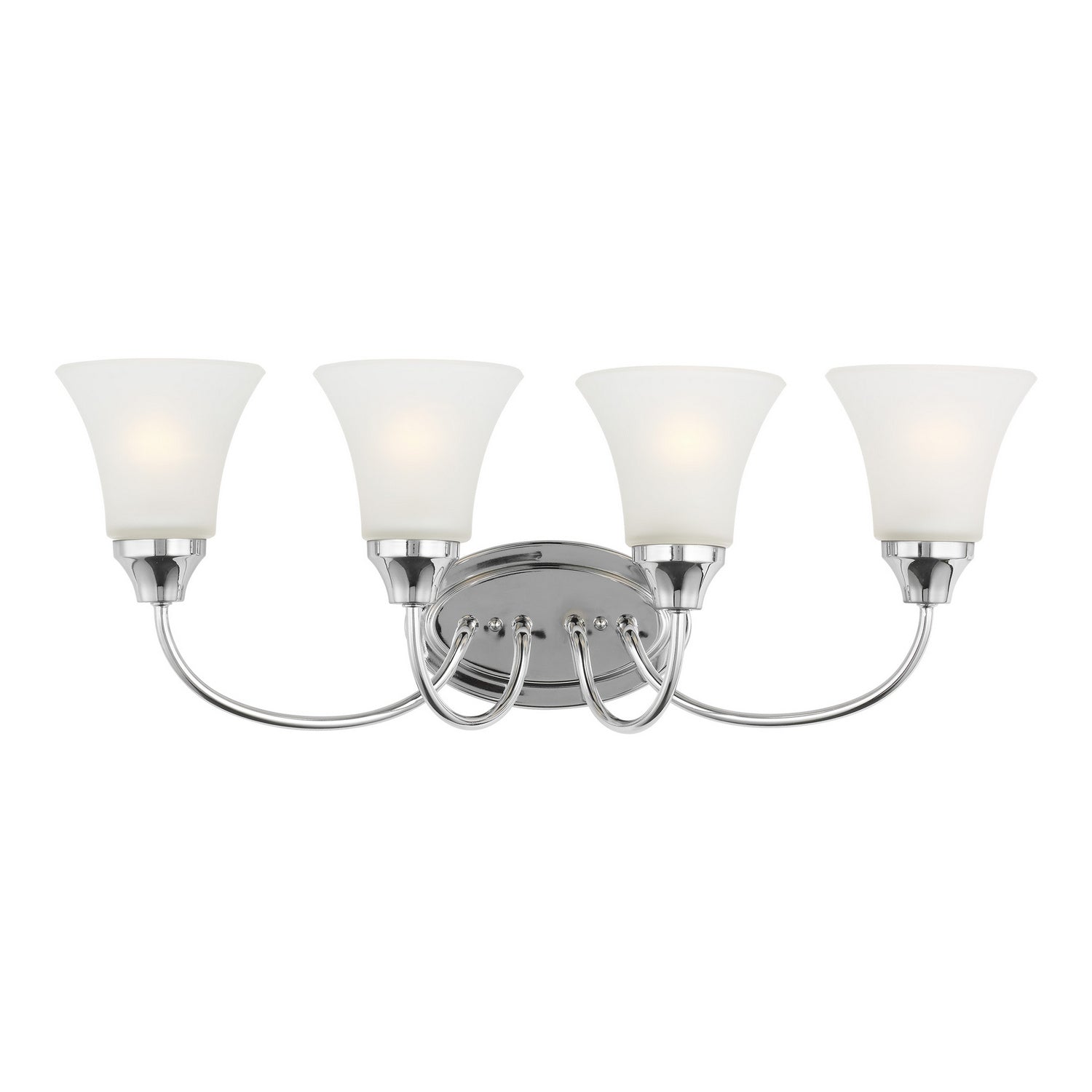 Generation Lighting. - 44808-05 - Four Light Wall / Bath - Holman - Chrome