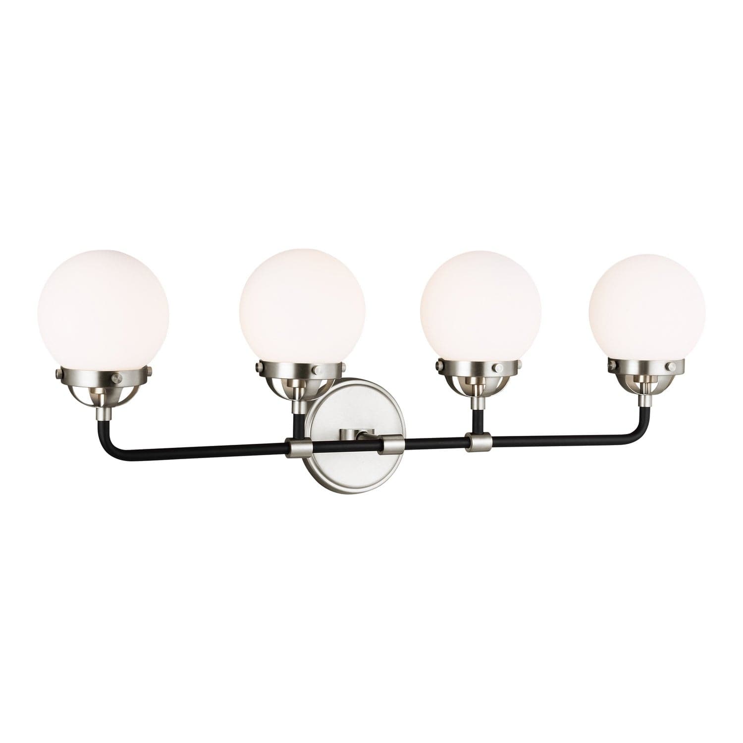 Visual Comfort Studio - 4487904EN-962 - Four Light Wall / Bath - Cafe - Brushed Nickel