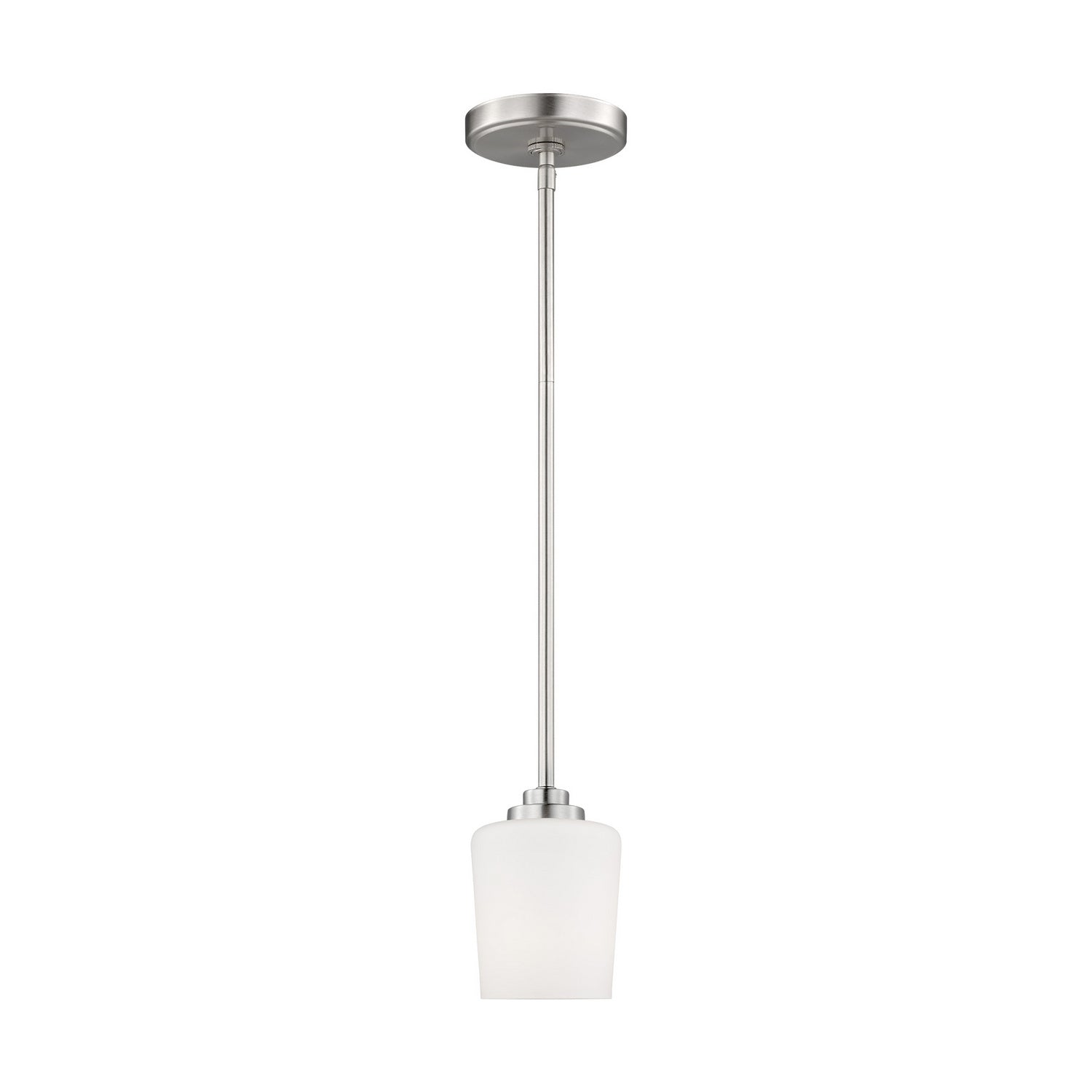 Generation Lighting. - 6102801-962 - One Light Mini-Pendant - Windom - Brushed Nickel