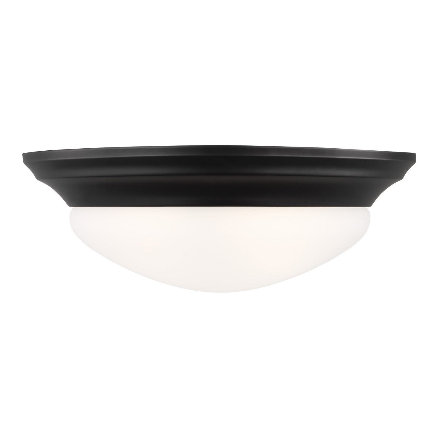 Generation Lighting. - 75435EN3-112 - Two Light Flush Mount - Nash - Midnight Black