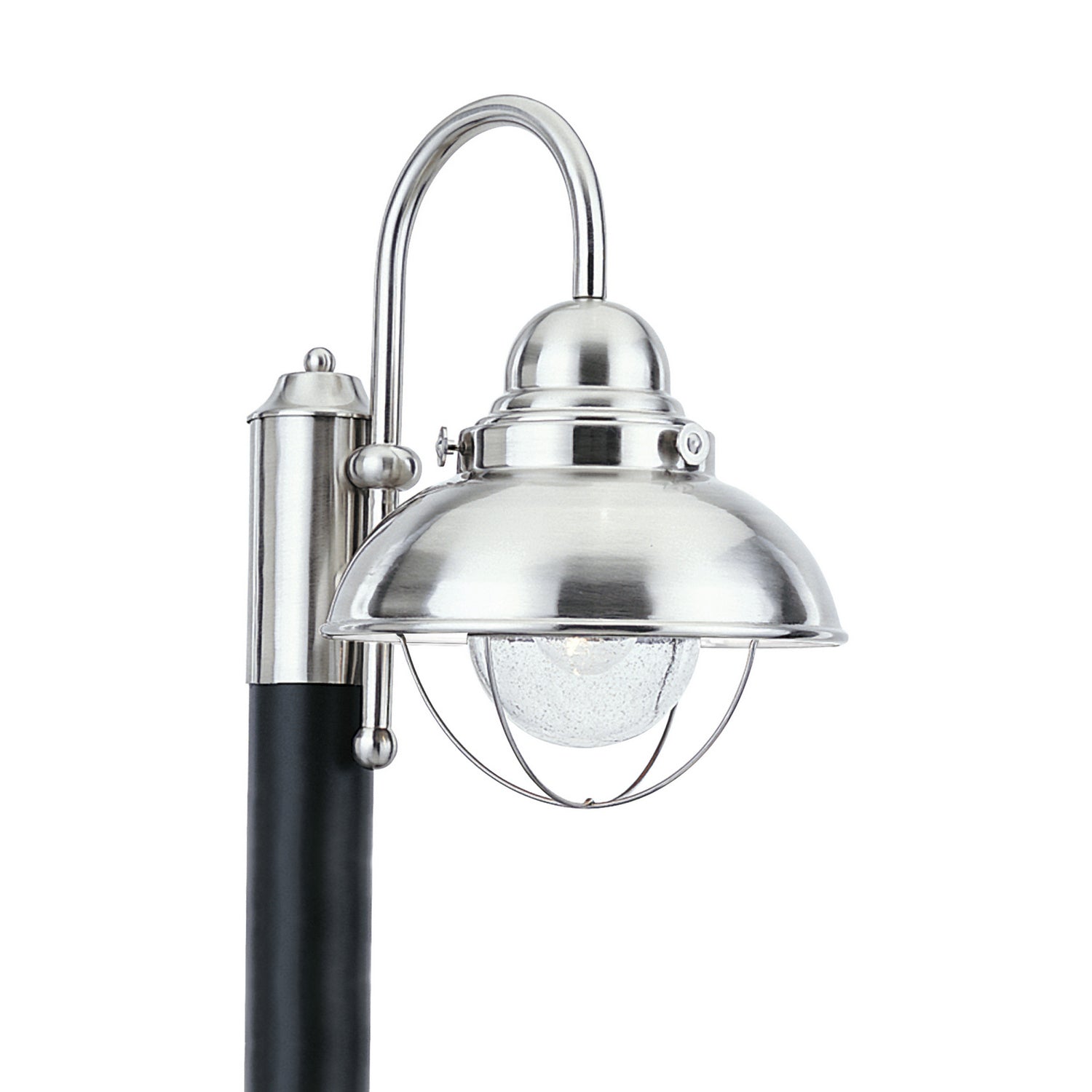 Generation Lighting. - 8269EN3-98 - One Light Outdoor Post Lantern - Sebring - Brushed Stainless