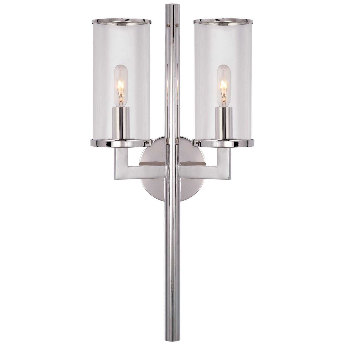 Visual Comfort Signature - KW 2201PN-CG - Two Light Wall Sconce - Liaison - Polished Nickel