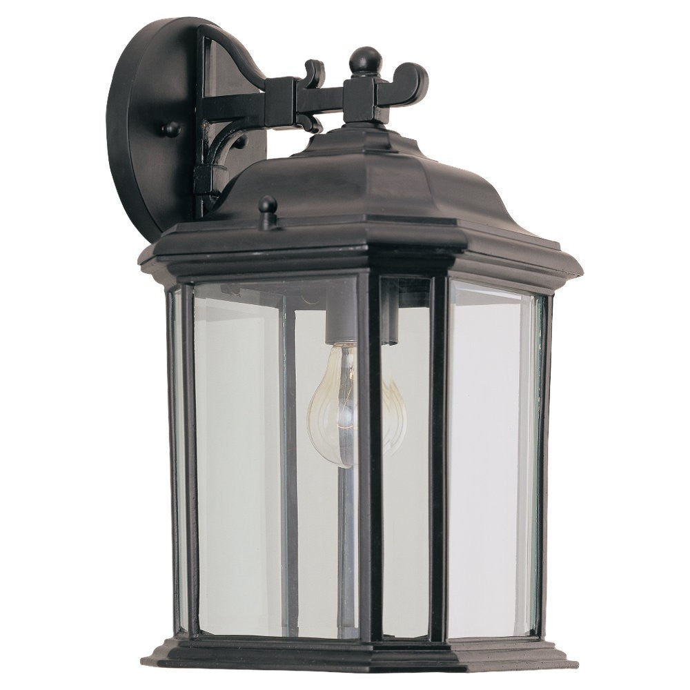 Generation Lighting. - 84031-12 - One Light Outdoor Wall Lantern - Kent - Black