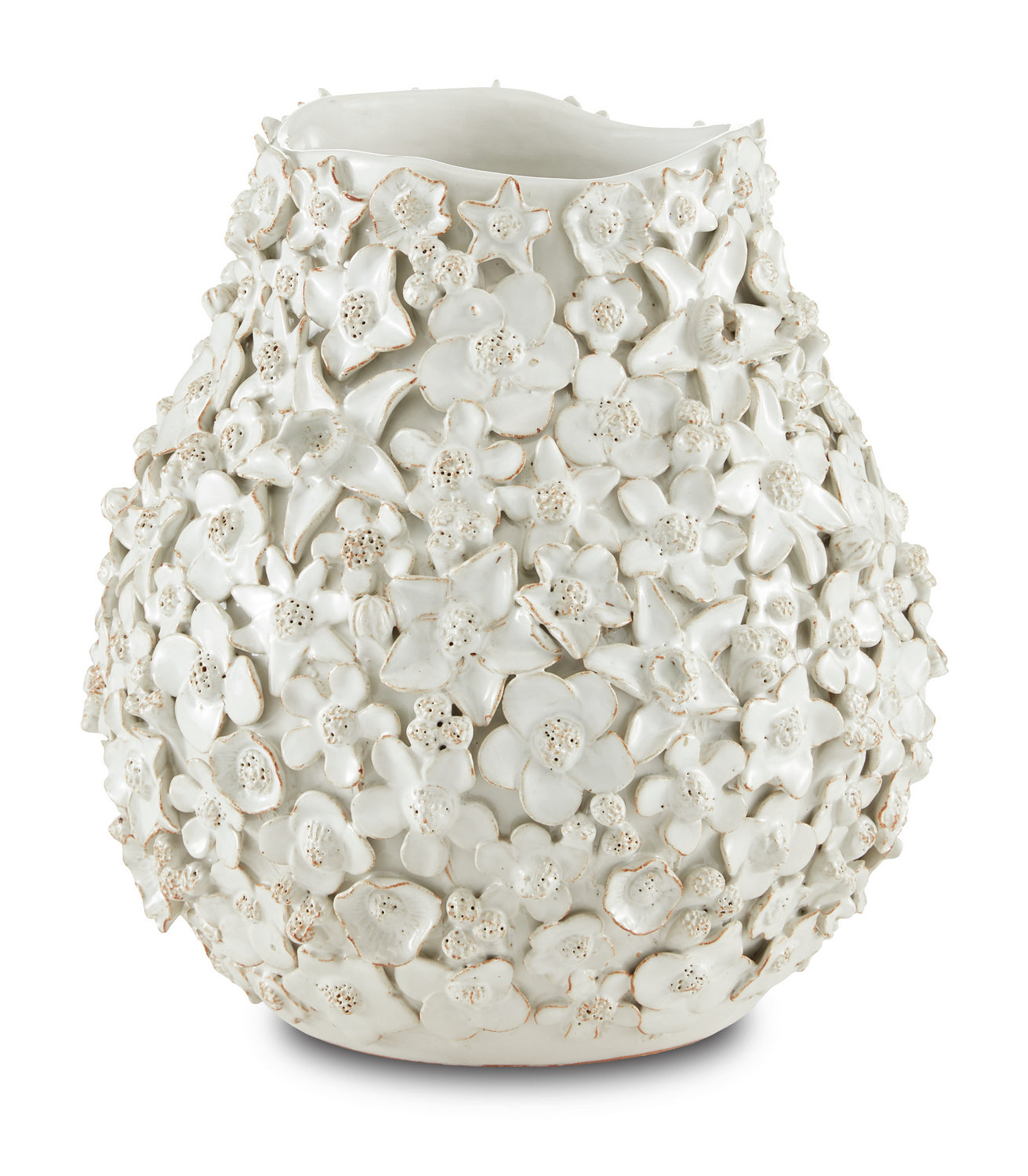 Vase from the Jessamine collection in White finish