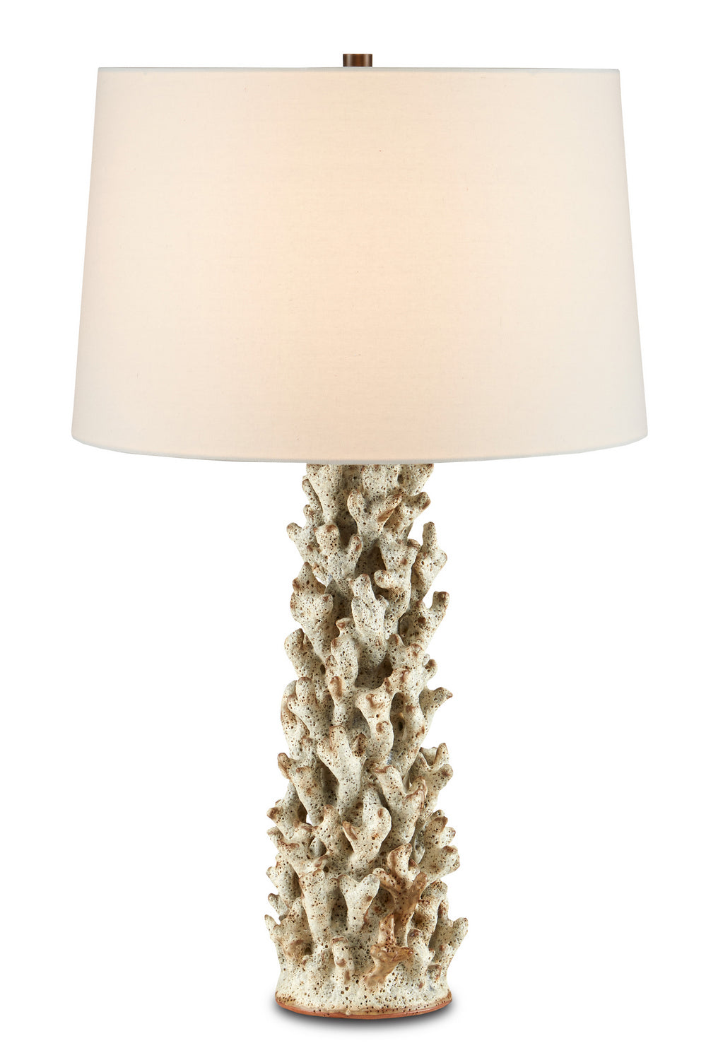 One Light Table Lamp from the Staghorn collection in Sunken White finish