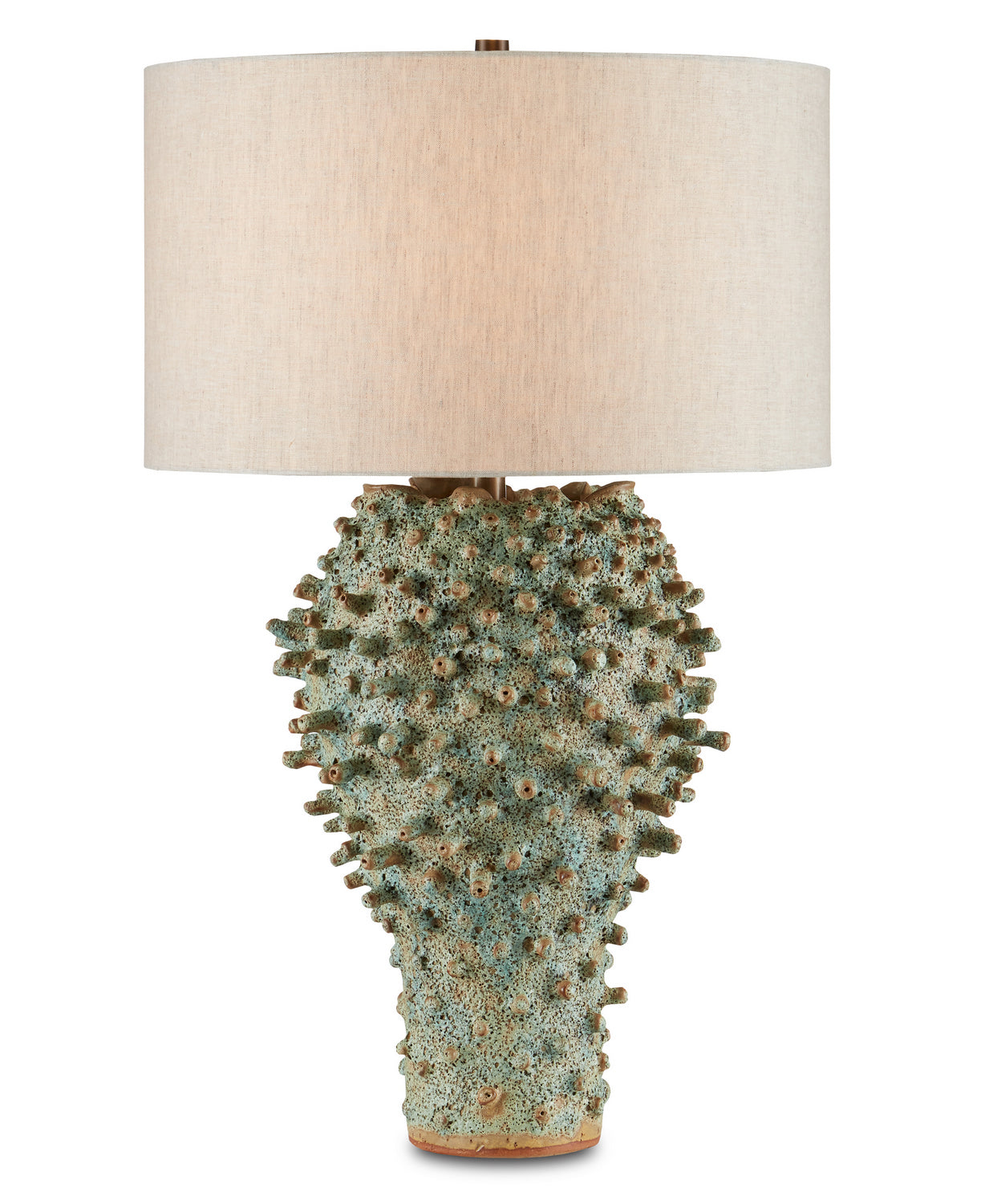 One Light Table Lamp from the Sea Urchin collection in Sunken Green finish