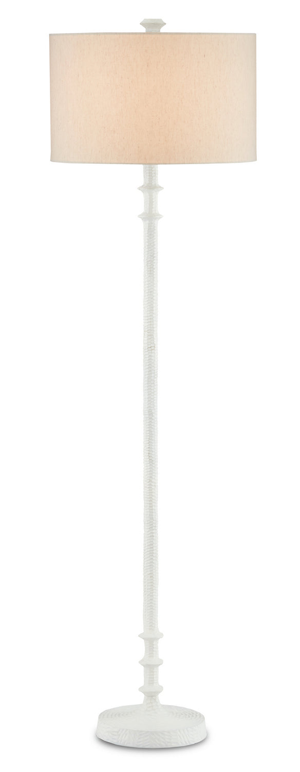 One Light Floor Lamp from the Gallo collection in Antique White finish