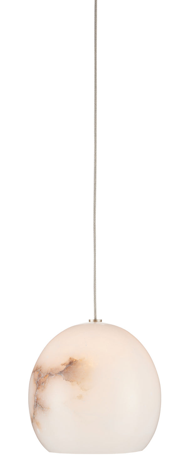 One Light Pendant from the Lazio collection in White finish