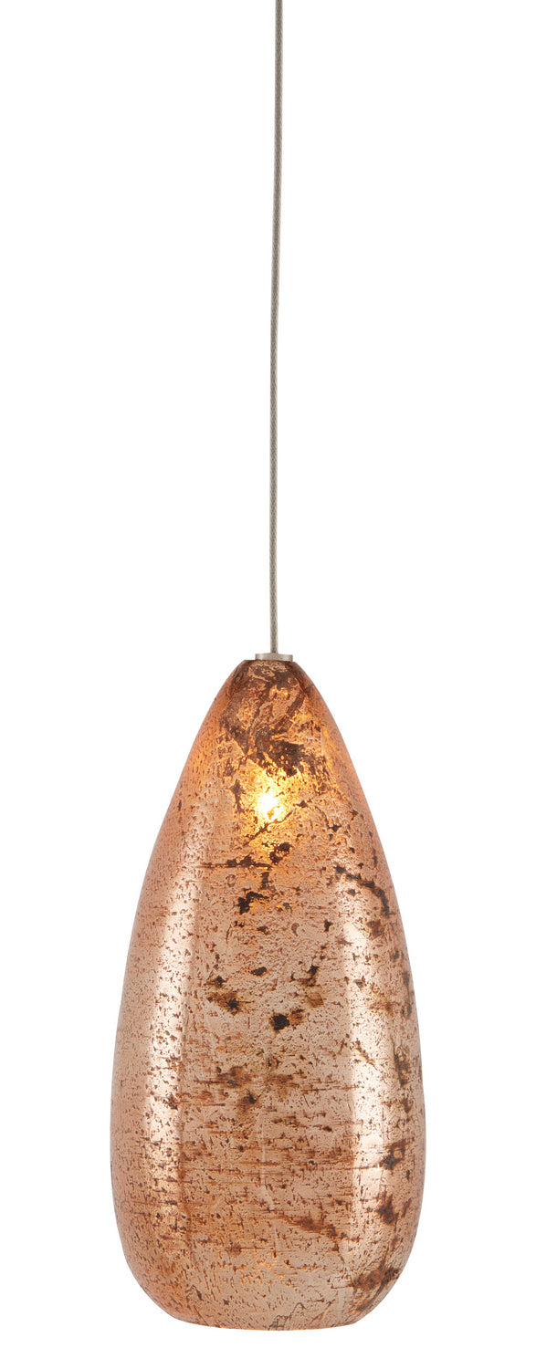 One Light Pendant from the Rame collection in Copper finish