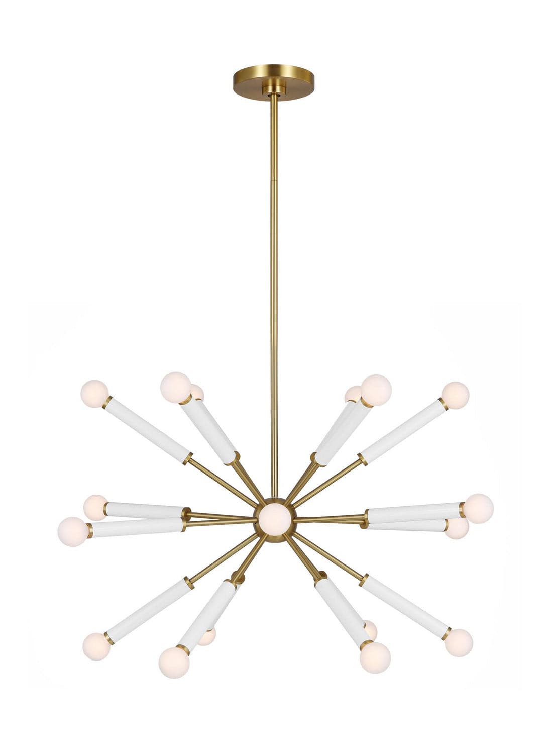 Visual Comfort Studio - KSC10518BBSGW - 18 Light Chandelier - Monroe - Burnished Brass