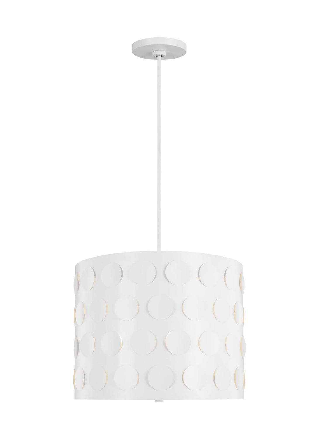 Visual Comfort Studio - KSP1003MWT - Three Light Pendant - Dottie - Matte White