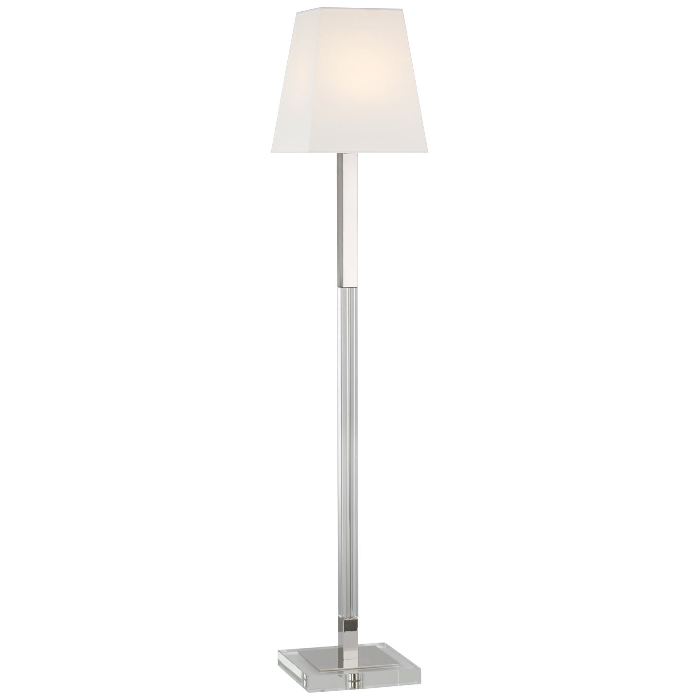 Visual Comfort Signature - CHA 9912PN/CG-L - LED Floor Lamp - Reagan - Polished Nickel and Crystal